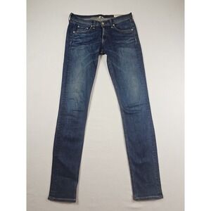 Rag & Bone Women's Stratham Dark Wash Skinny Jeans USA Stretch Size 28